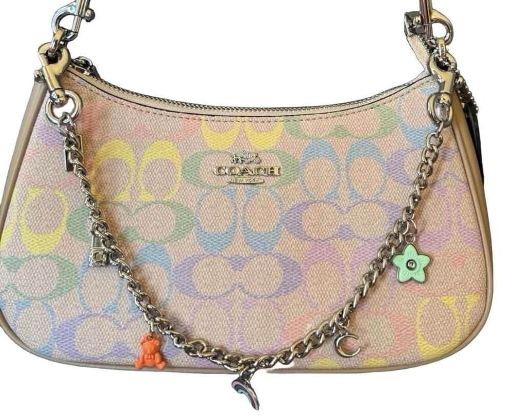Coach Pastel Rainbow in Signature “C” Pattern - Picture 2 of 11